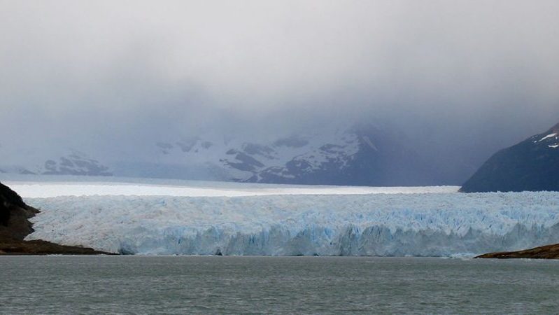 Vista del glaciar Perito Moreno desde el ferry