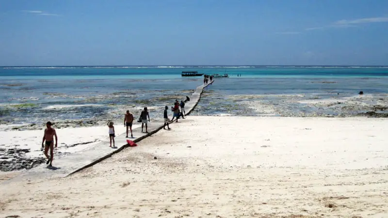 Playa Pingwe en Zanzíbar