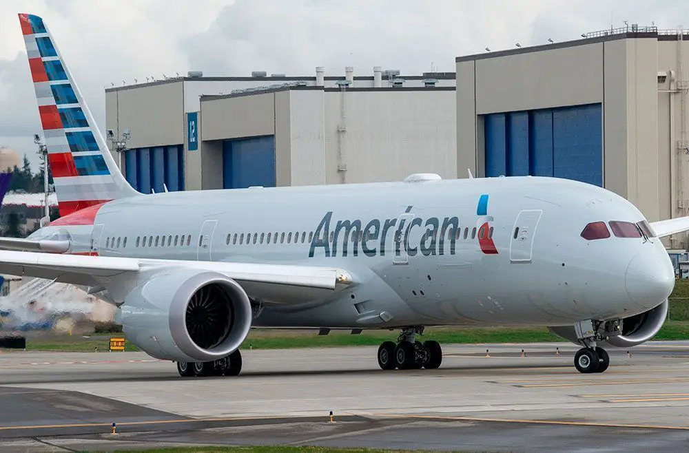 787 Dreamliner de American Airlines