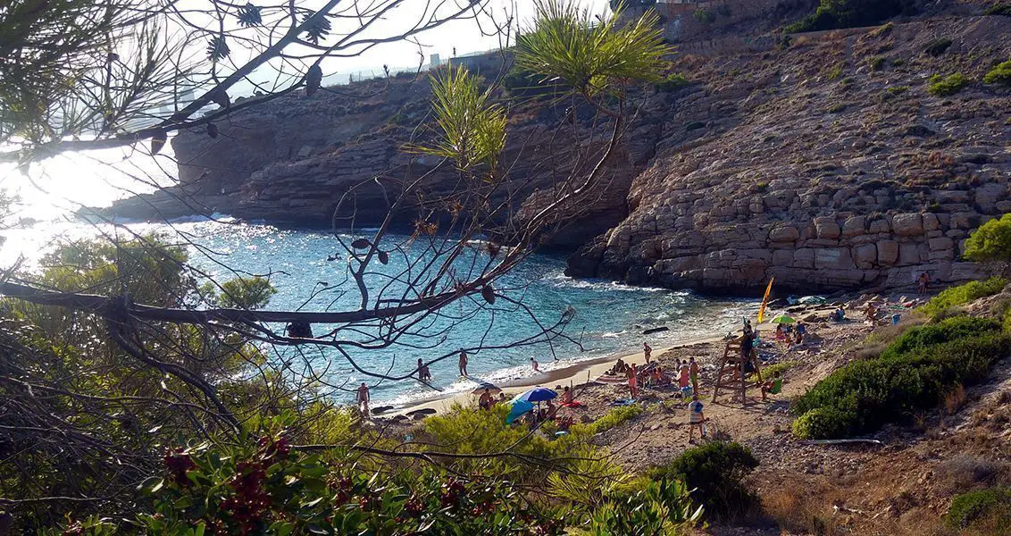 Benidorm, unas vacaciones que no entiendo 3 Cala la Almadrava, en Benidorm