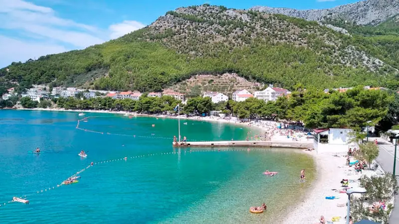 Playa Gornja Vala en Croacia