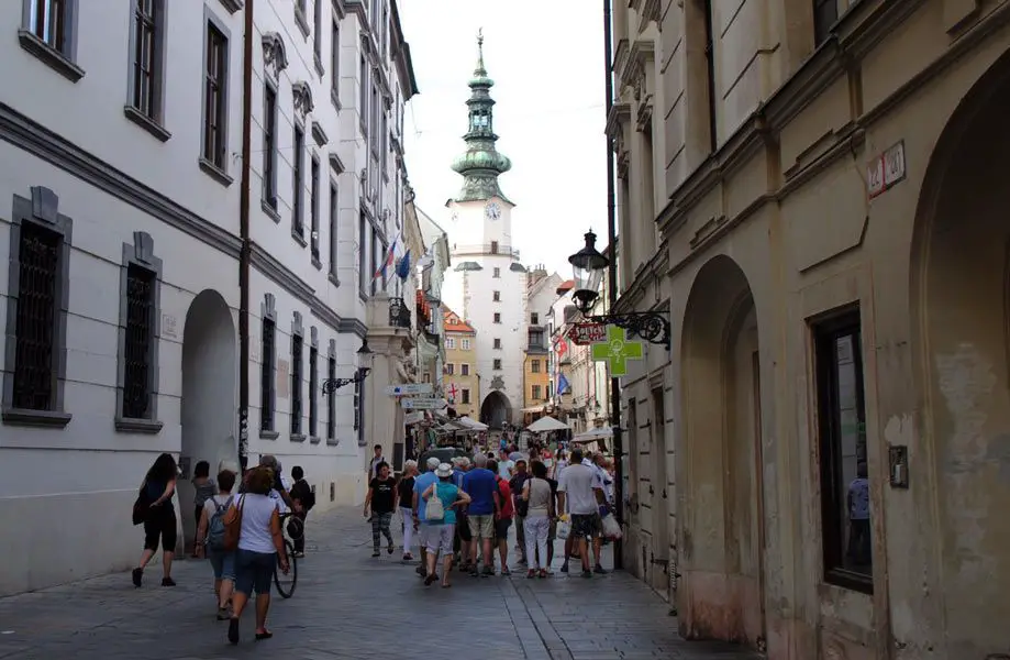 La Puerta de San Miguel en Bratislava
