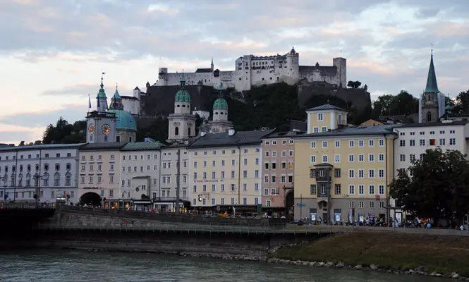 Vista panorámica de Salzburgo