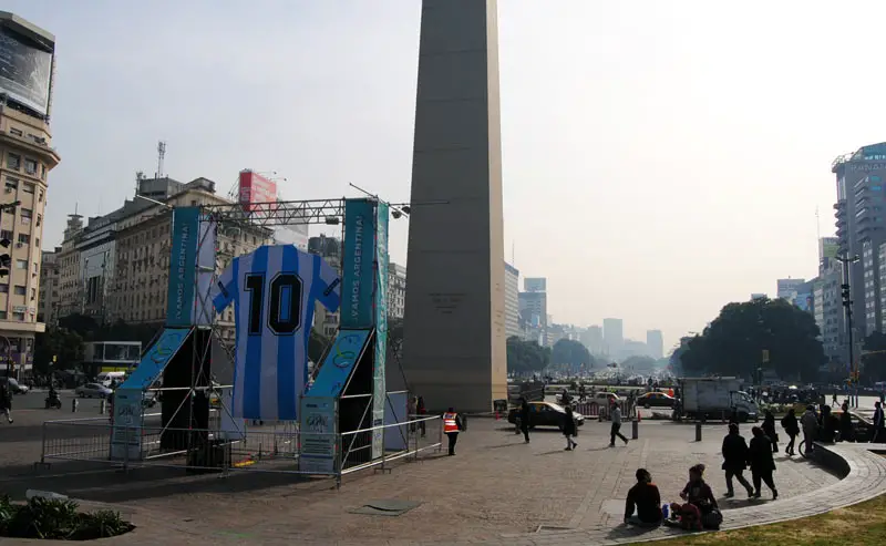 El obelisco de Buenos Aires