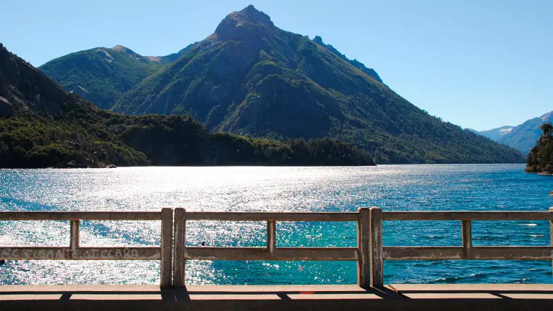 Vistas desde el lago Gutiérrez