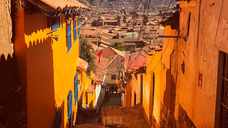 La mejor época para viajar a Cuzco 2 Calles de Cuzco