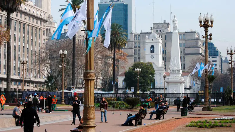 Plaza 9 de mayo de Buenos Aires