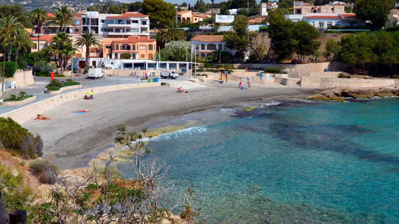 Las mejores calas y playas de Benissa 3 Playa la Fustera en Benissa