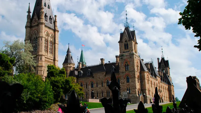 Cámara de los Comunes de Canadá en Ottawa
