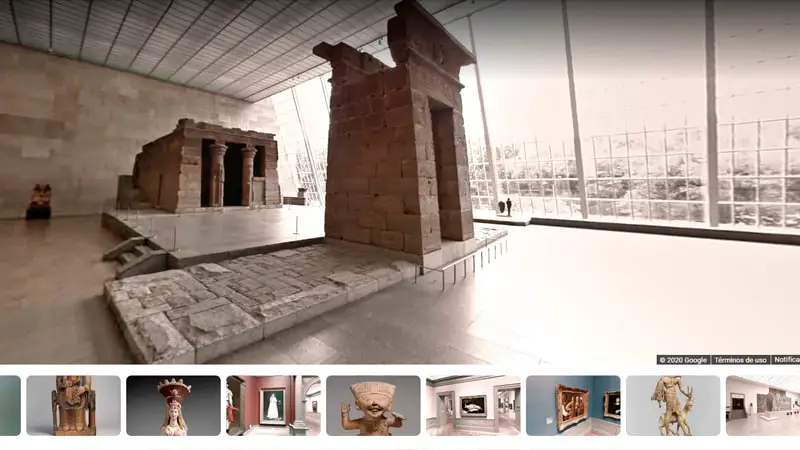 Captura del museo virtual del Metropolitan de NY