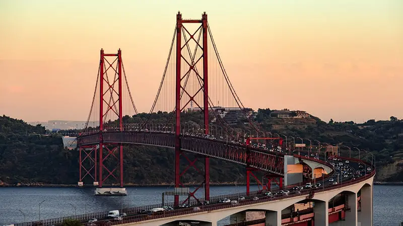 Guía de peajes en las autopistas de Portugal 3 Peaje del puente 25 de abril de Lisboa