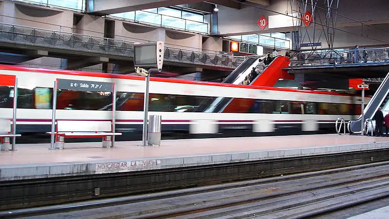 Interior de la estación de Cercanías de Atocha