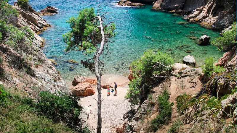 Descubre las mejores playas de la Costa Brava 11 Cala Aigua Xelida en Tamariu