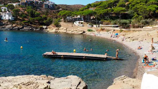 Playa Sa Conca en Cadaqués