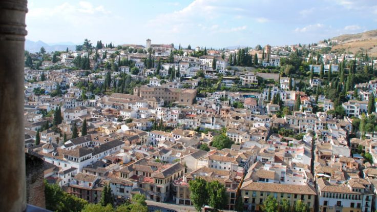 Vistas de Granada desde la Alhambra