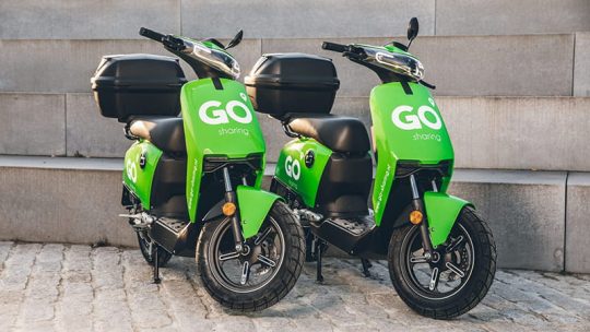 Motos compartidas de Go Sharing en Roma