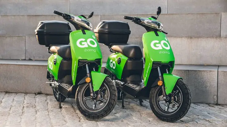 Motos compartidas de Go Sharing en Roma